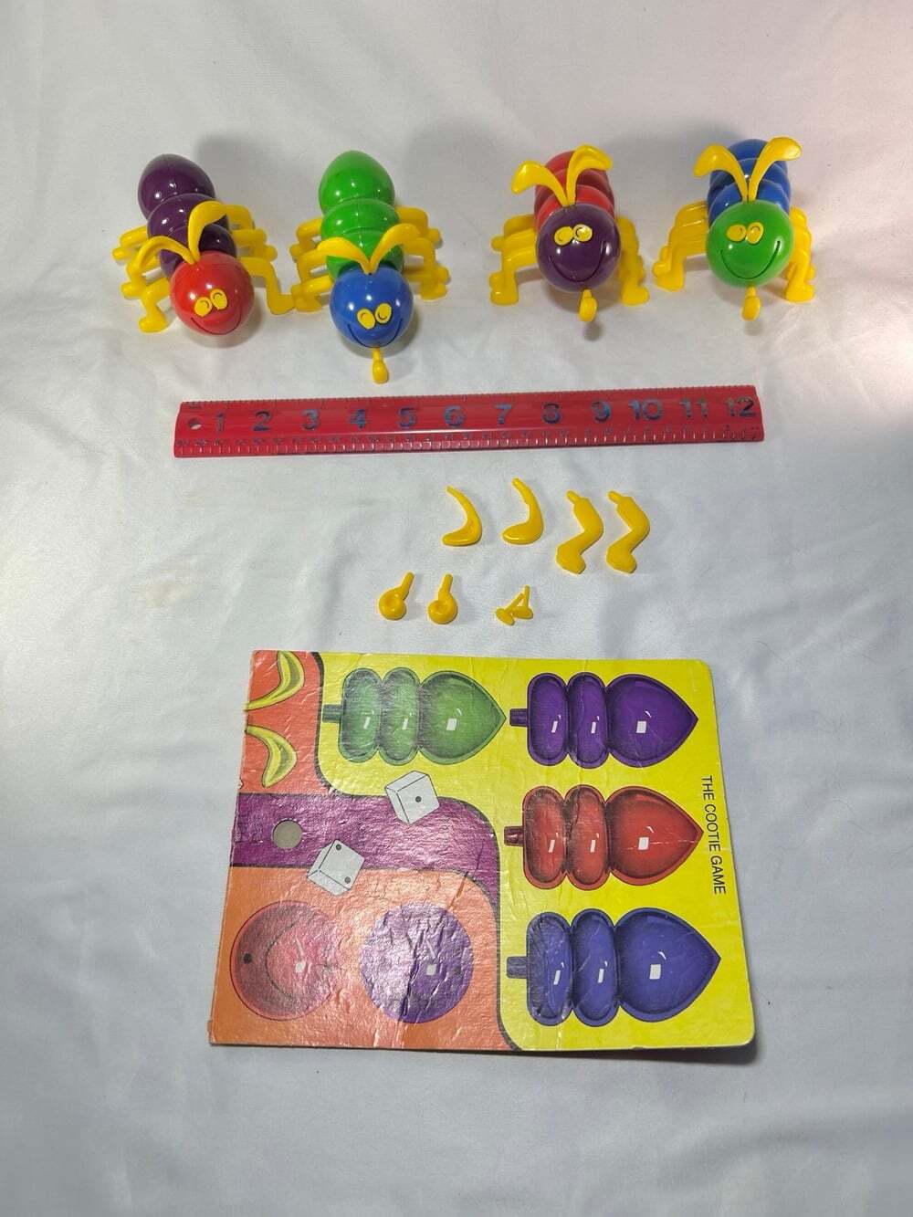 Vintage Vintage 1976 Schaper Cootie Game Toy replacement pieces